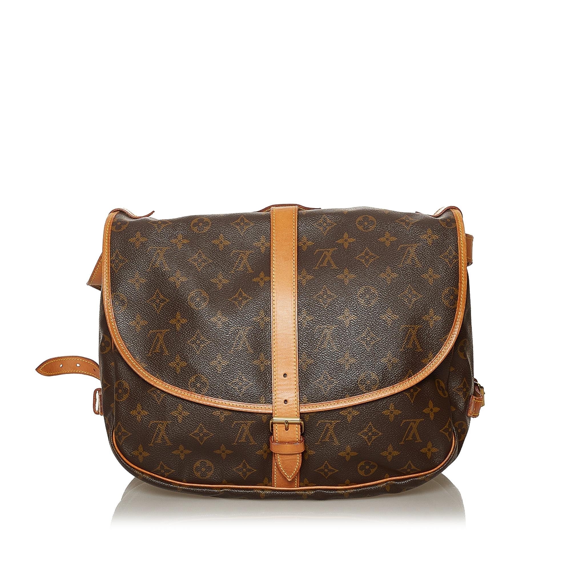 Louis Vuitton Monogram Saumur 35 (SHG-djGIoD)