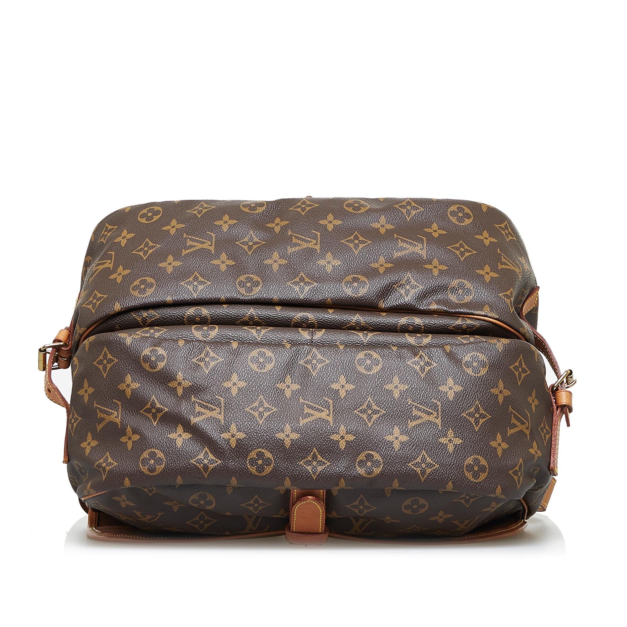Louis Vuitton Monogram Saumur 35 (SHG-BRw7Nm)