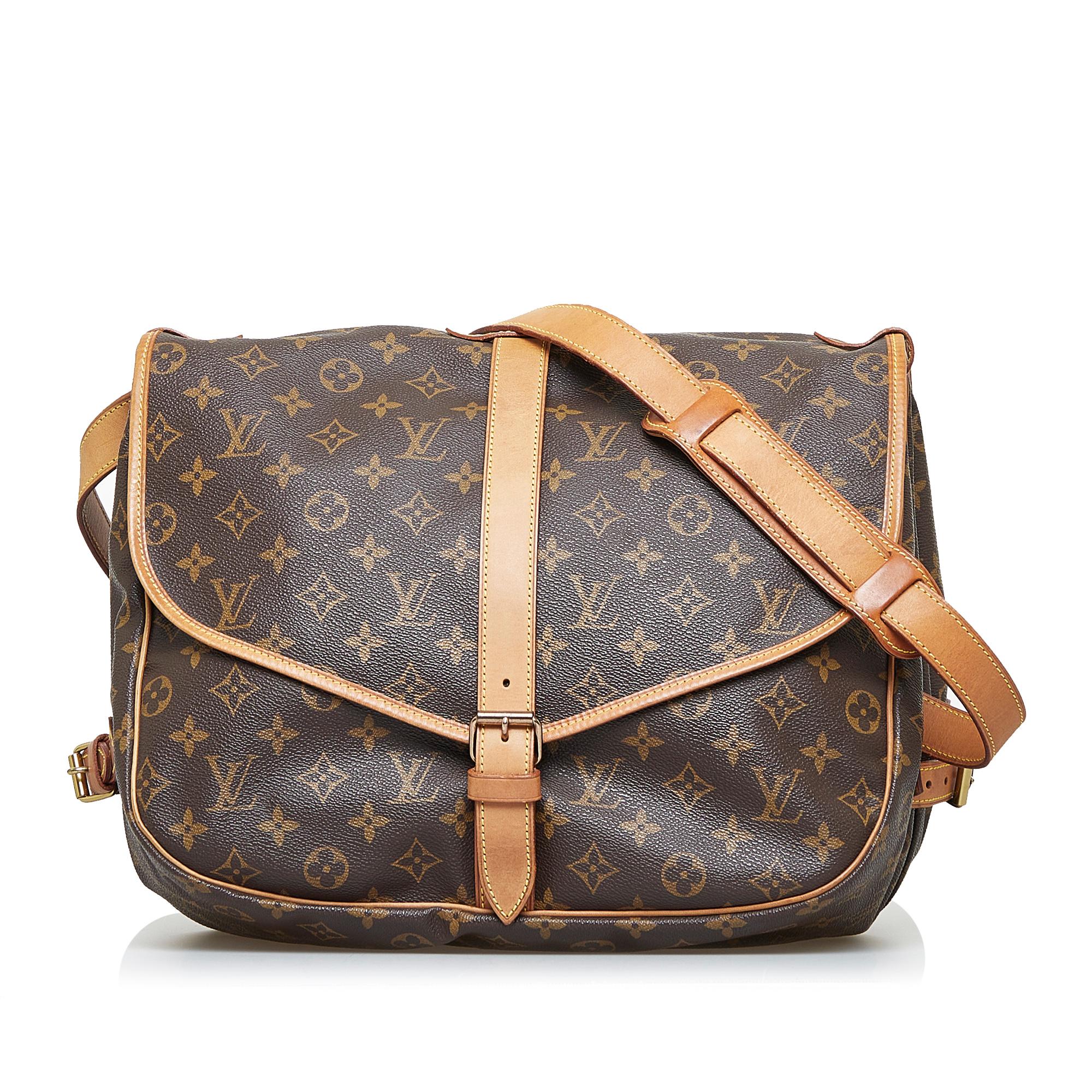 Louis Vuitton Monogram Saumur 35 (SHG-BRw7Nm)