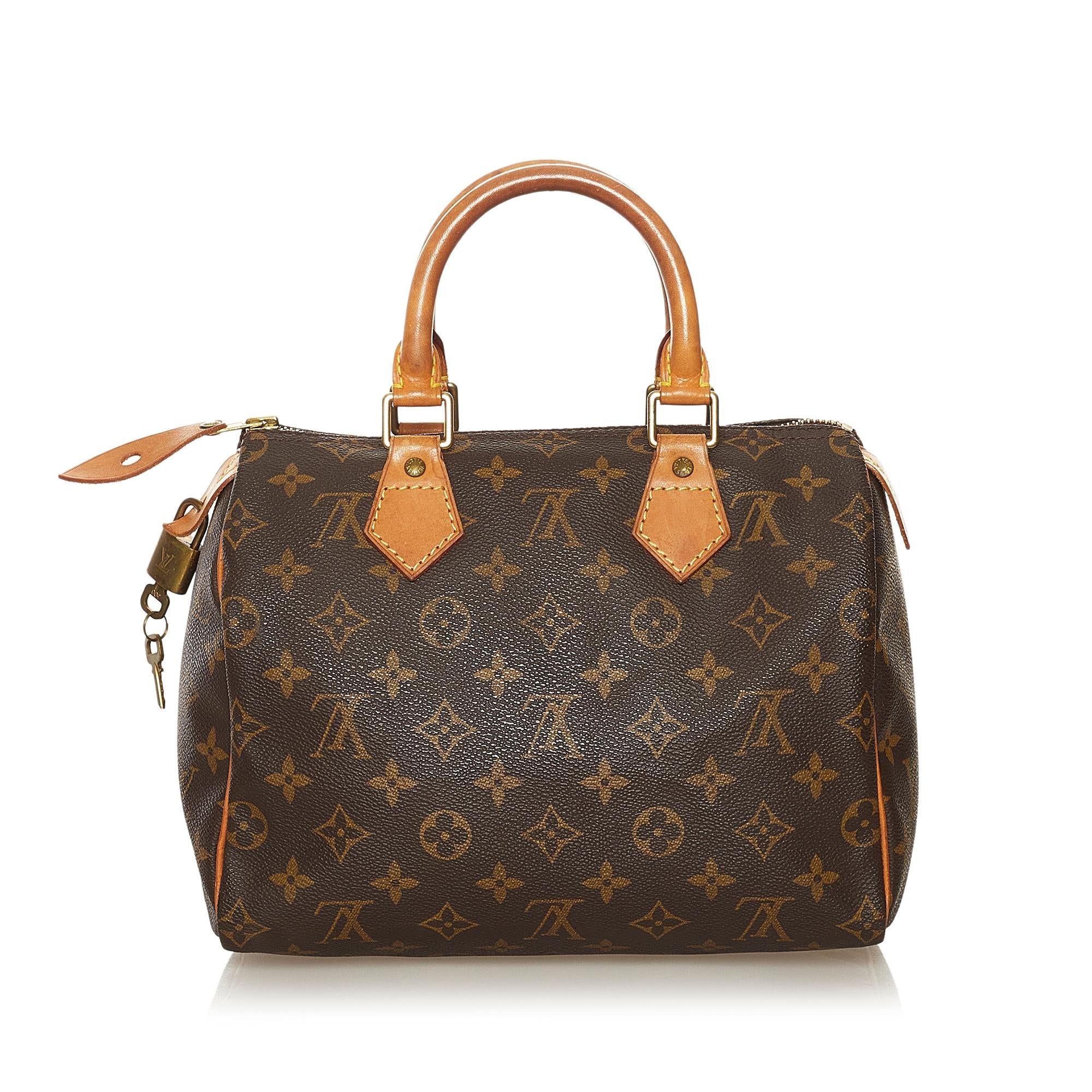Louis Vuitton Monogram Speedy 25 (SHG-34429)
