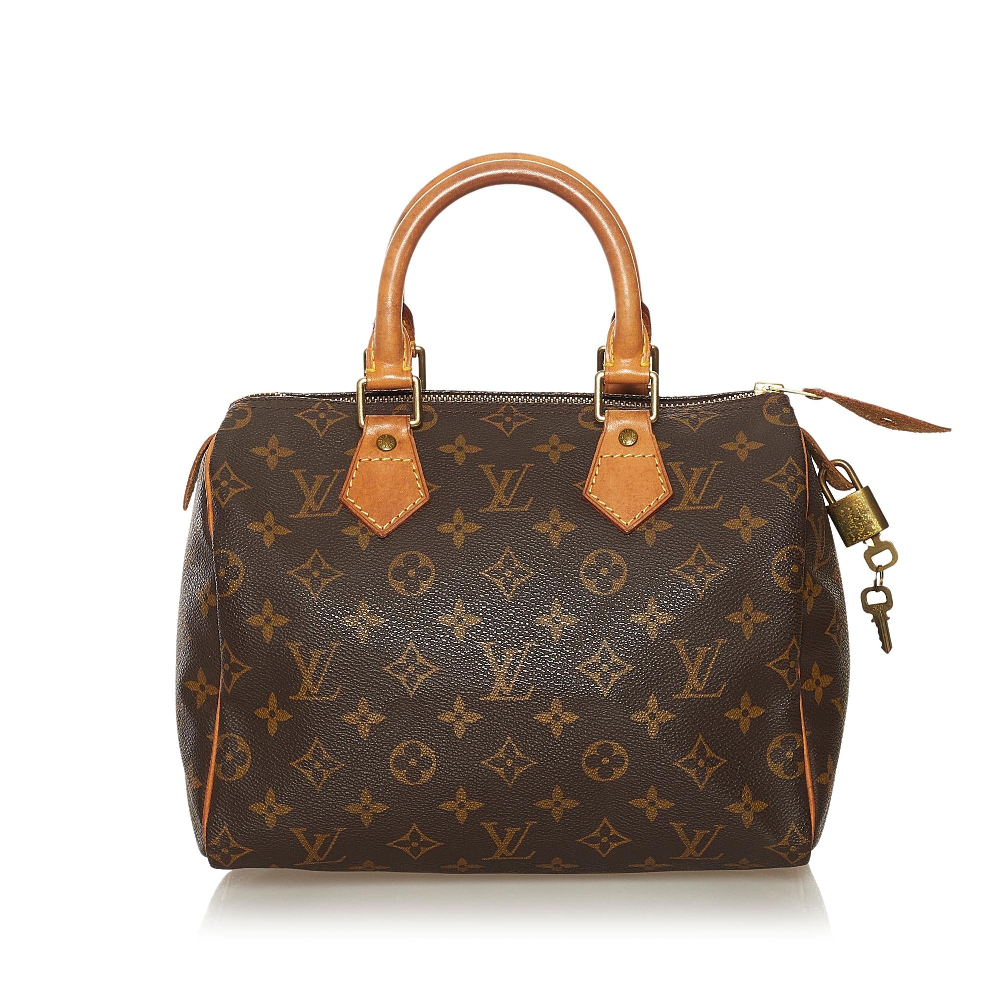 Louis Vuitton Monogram Speedy 25 (SHG-34429)
