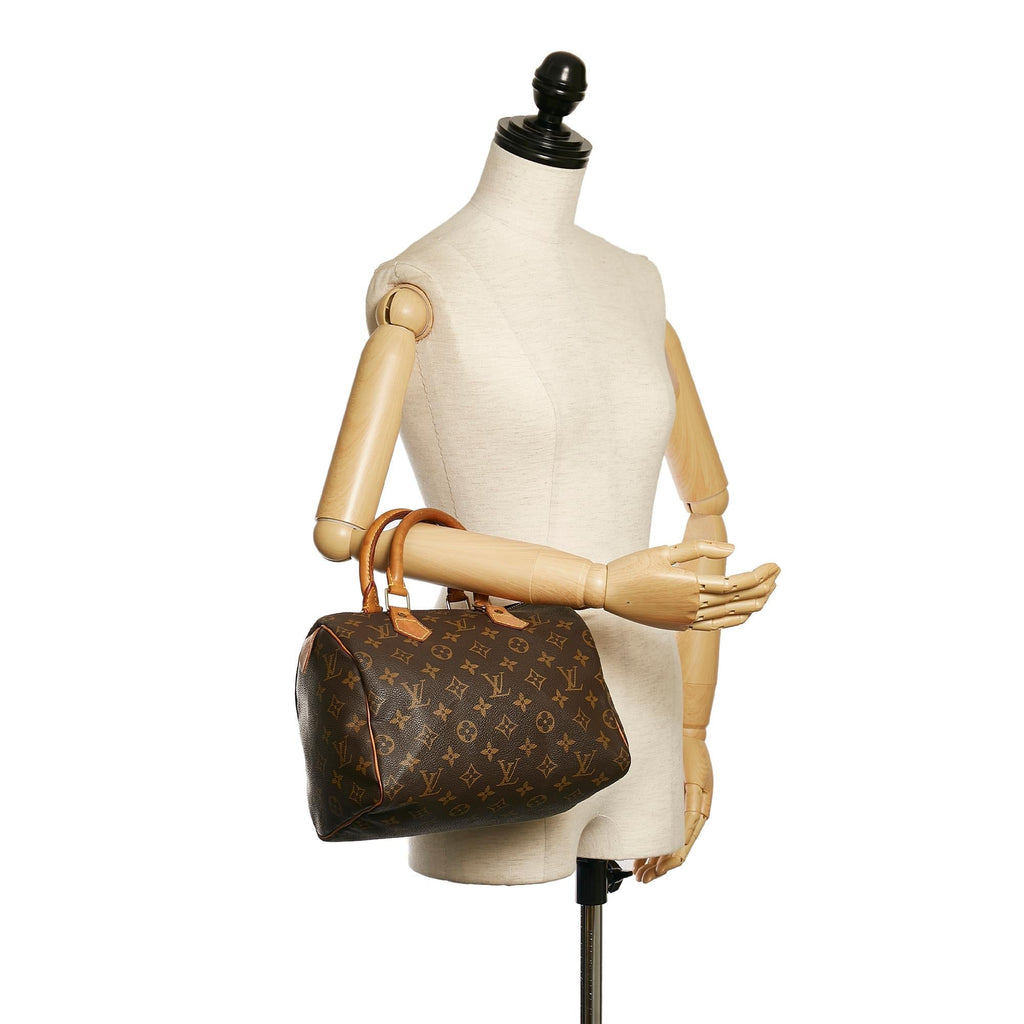 Louis Vuitton Monogram Speedy 25 (SHG-34429)