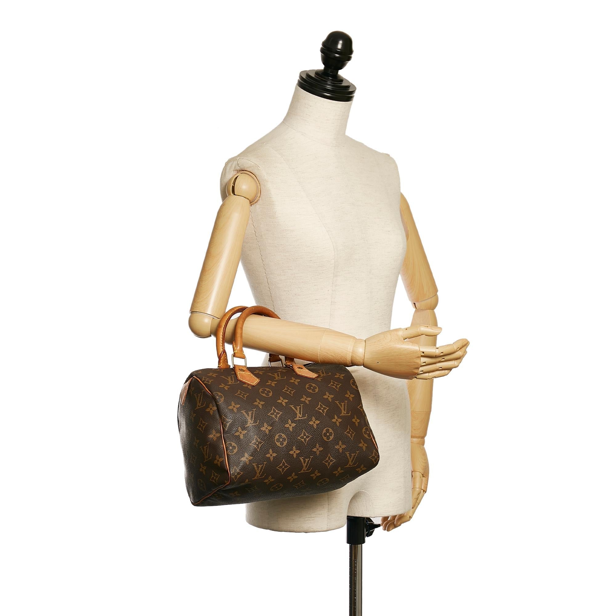 Louis Vuitton Monogram Speedy 25 (SHG-34429)