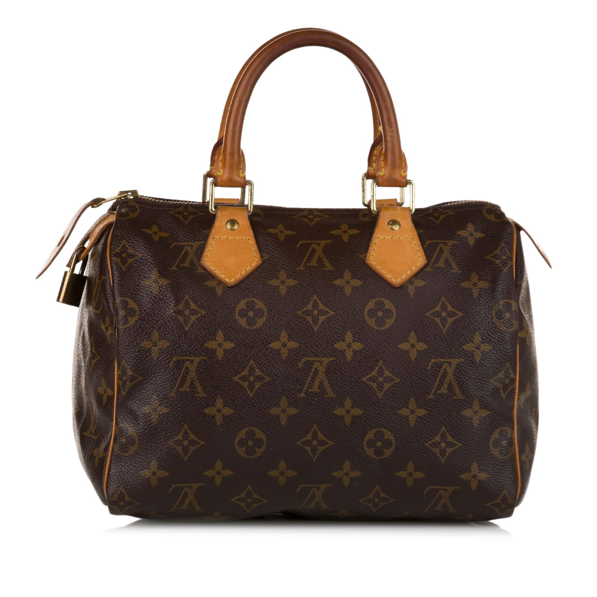 Louis Vuitton Monogram Speedy 25 (SHG-35133)