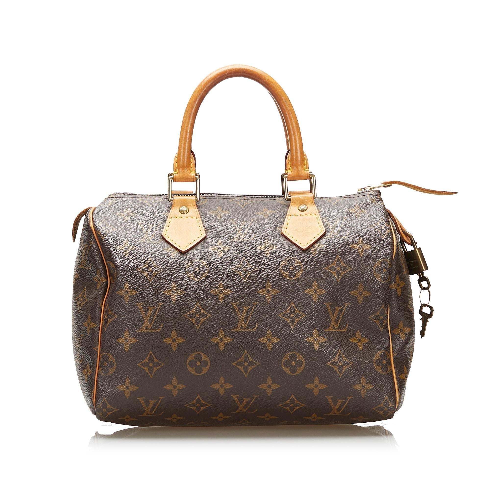 Louis Vuitton Monogram Speedy 25 (SHG-37841)