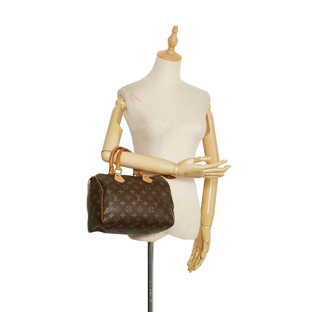 Louis Vuitton Monogram Speedy 25 (SHG-37841)