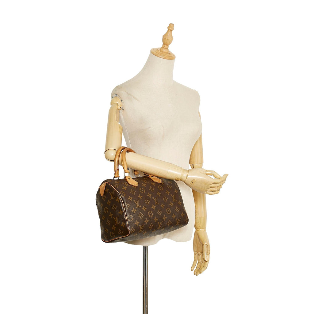 Louis Vuitton Monogram Speedy 25 (SHG-mOMCtk)