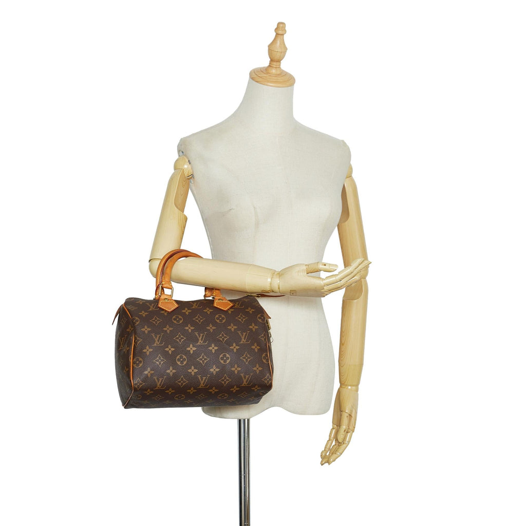 Louis Vuitton Monogram Speedy 25 (SHG-mog7pc)