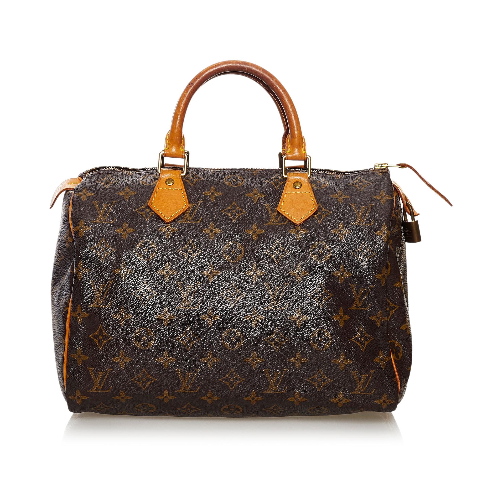 Louis Vuitton Monogram Speedy 30 (SHG-32411)