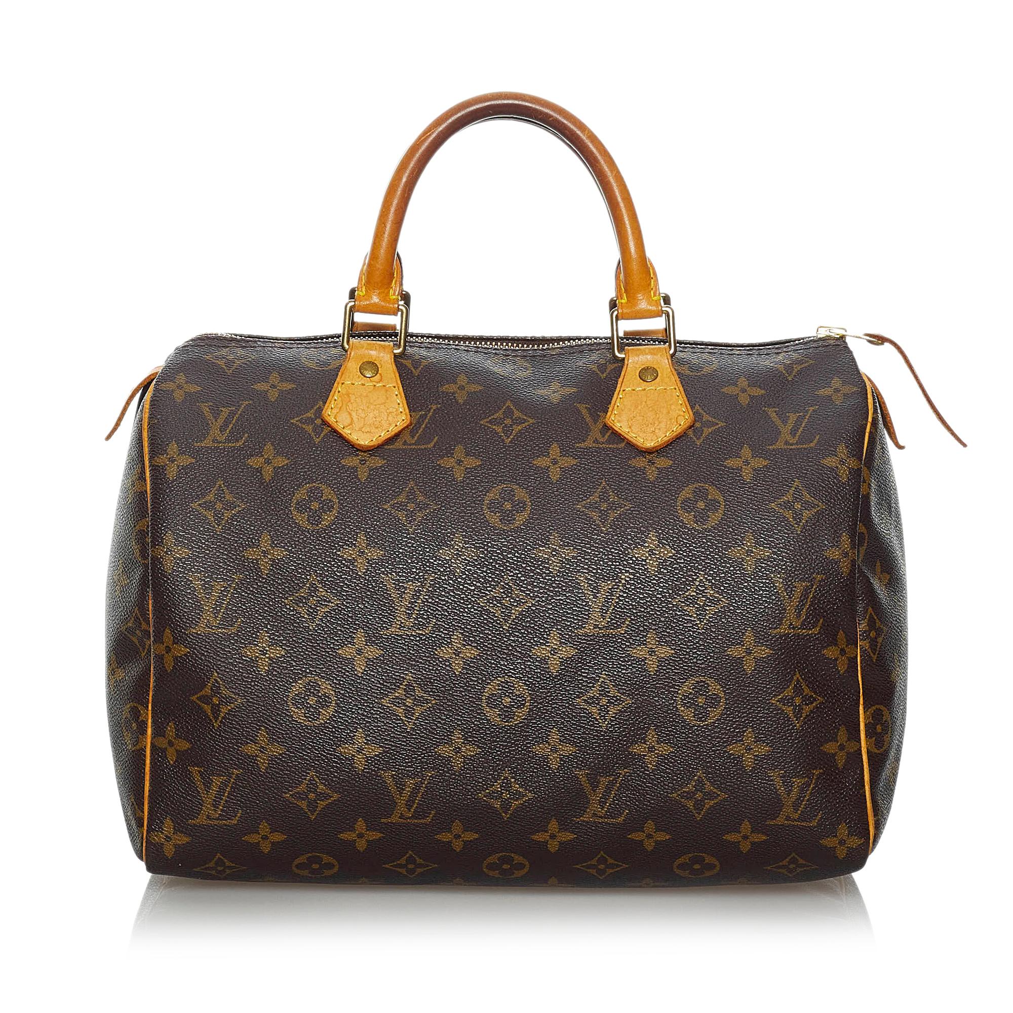 Louis Vuitton Monogram Speedy 30 (SHG-33930)