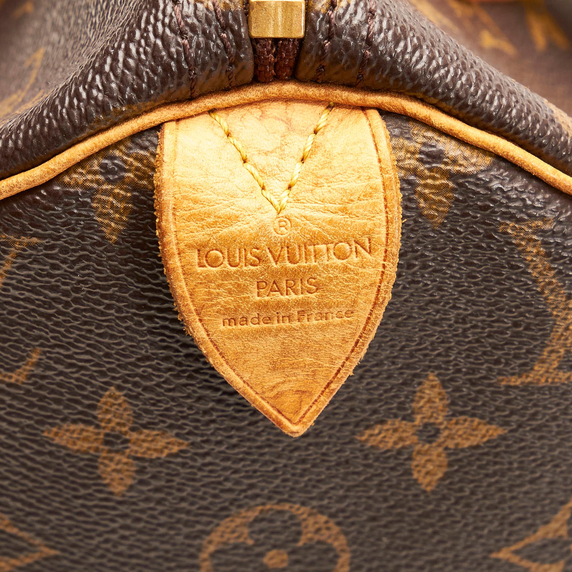 Louis Vuitton Monogram Speedy 30 (SHG-33930)