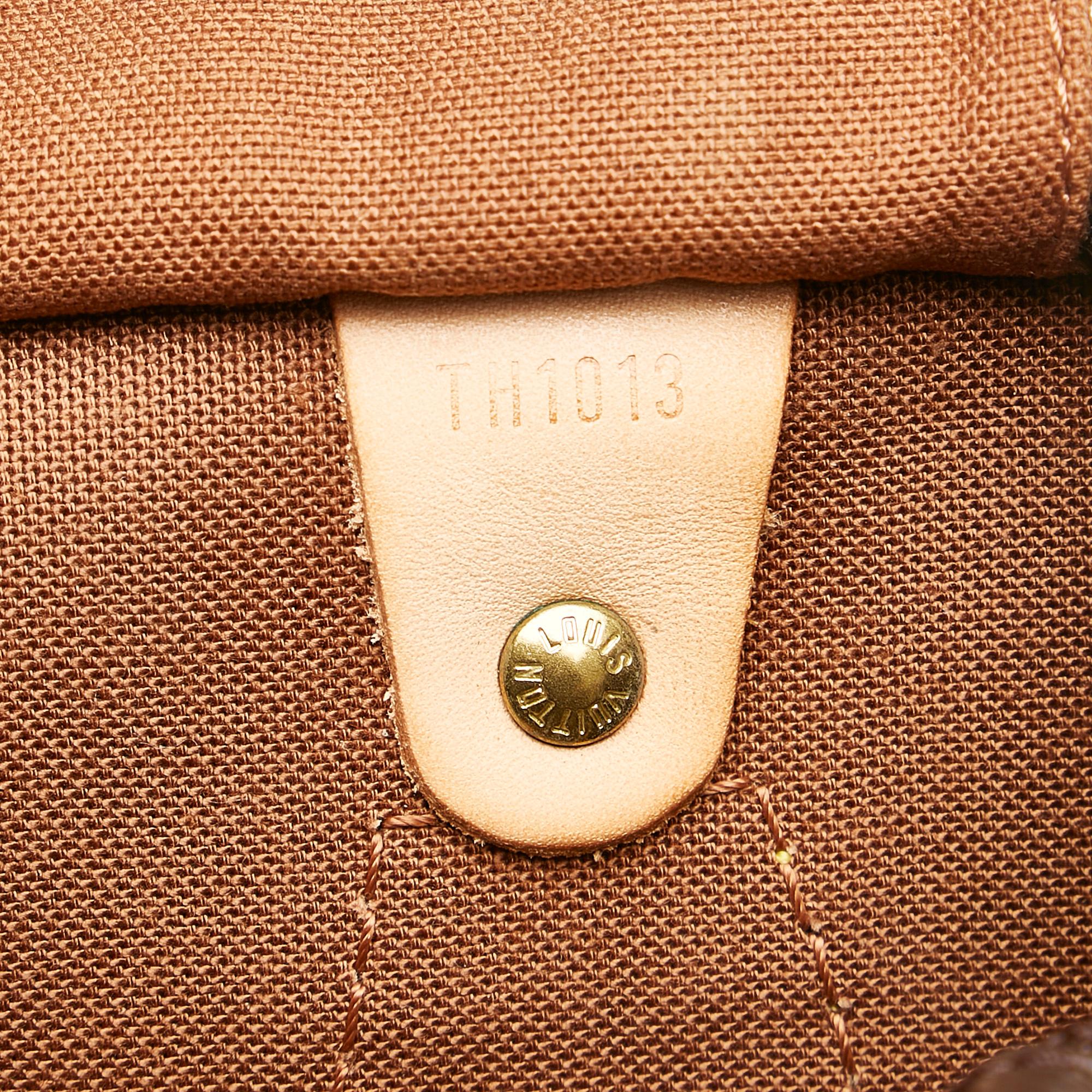 Louis Vuitton Monogram Speedy 30 (SHG-35050)