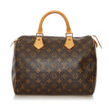 Louis Vuitton Monogram Speedy 30 (SHG-35050)