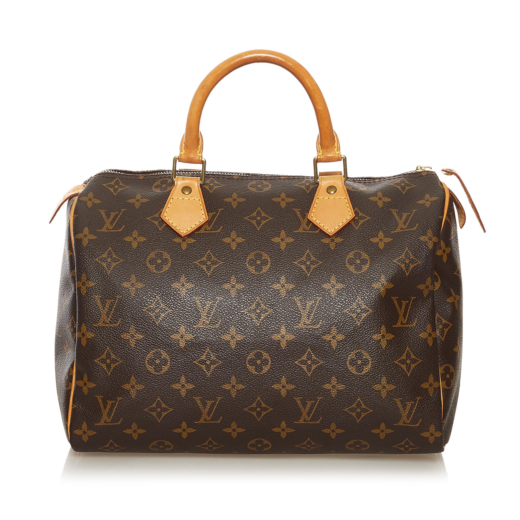 Louis Vuitton Monogram Speedy 30 (SHG-35050)