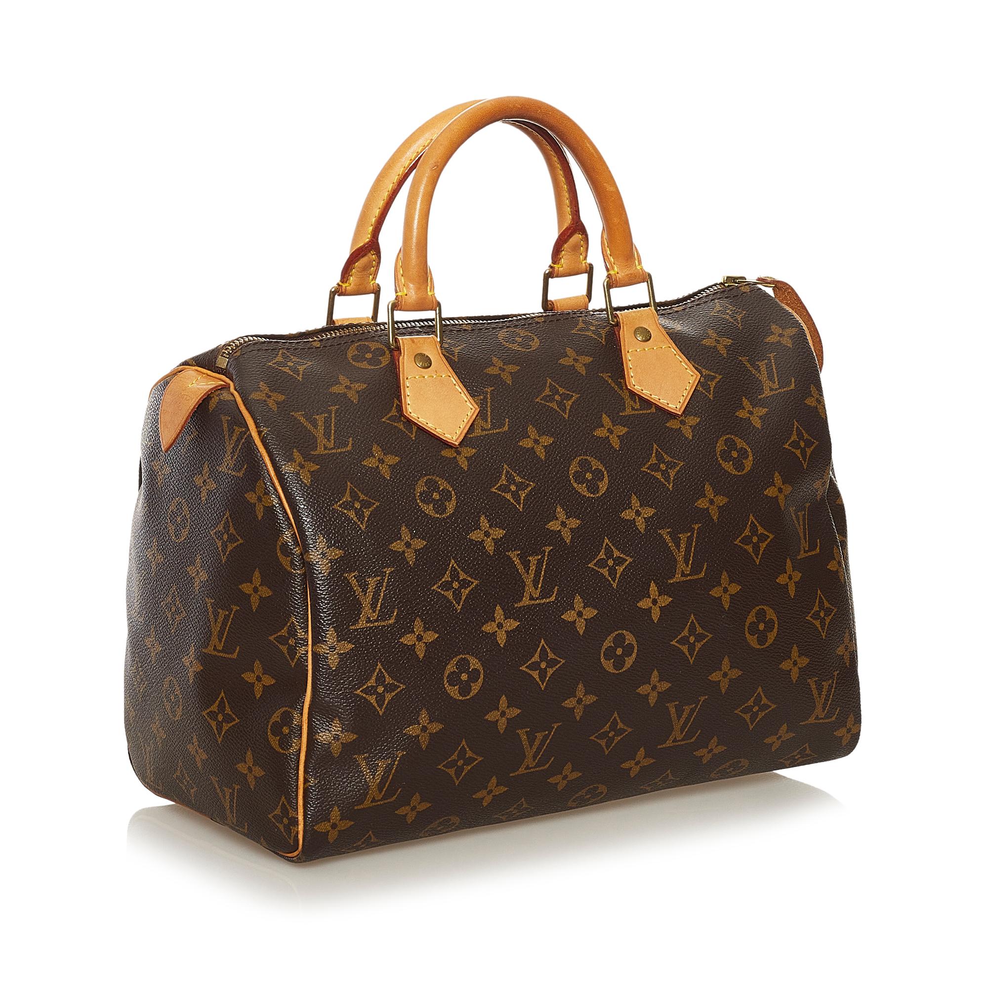 Louis Vuitton Monogram Speedy 30 (SHG-35050)