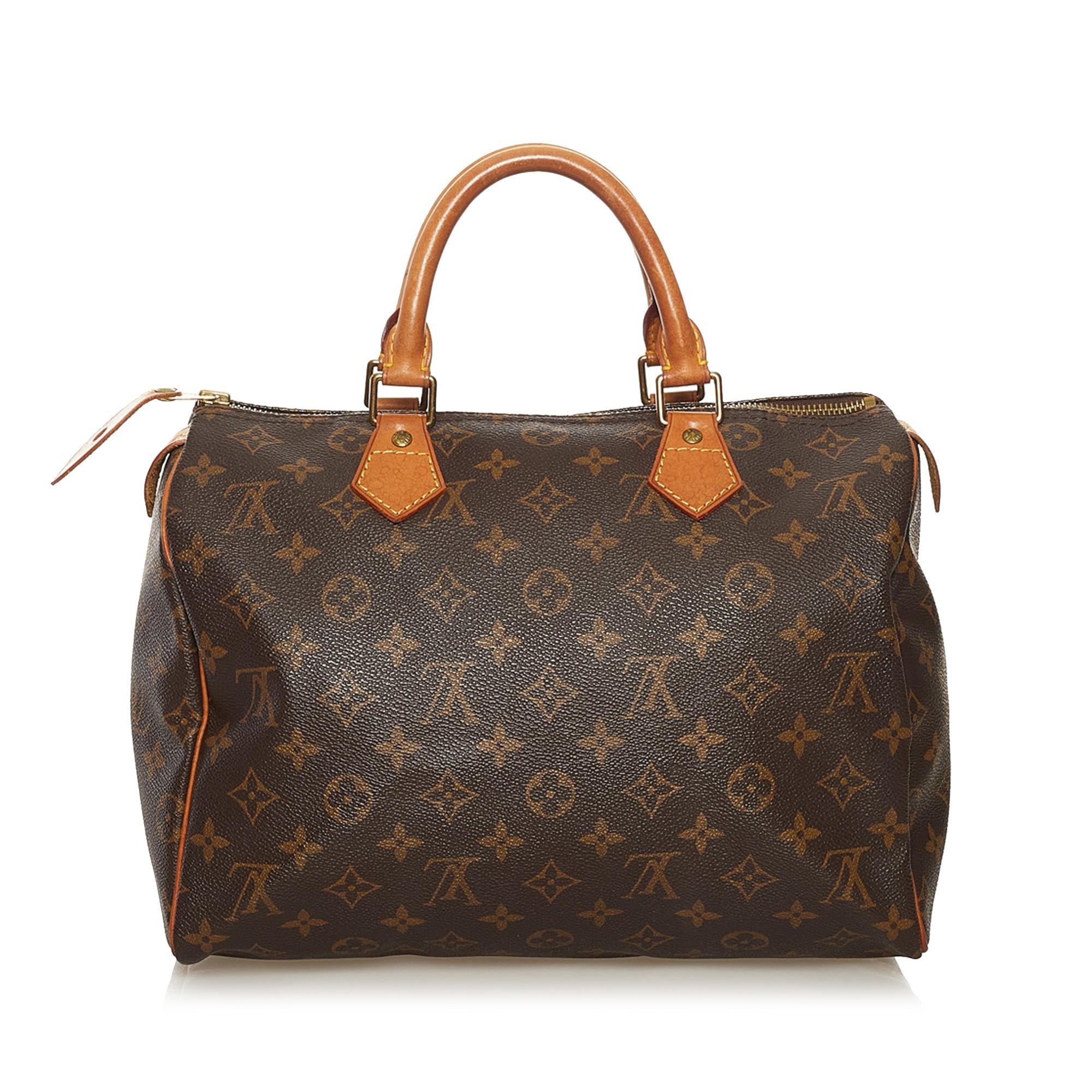Louis Vuitton Monogram Speedy 30 (SHG-35094)