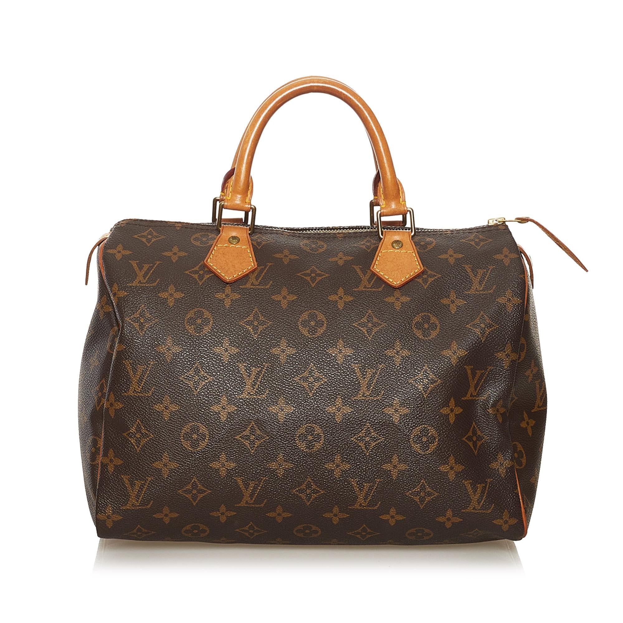 Louis Vuitton Monogram Speedy 30 (SHG-35094)
