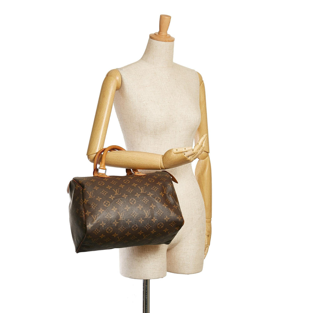 Louis Vuitton Monogram Speedy 30 (SHG-35094)