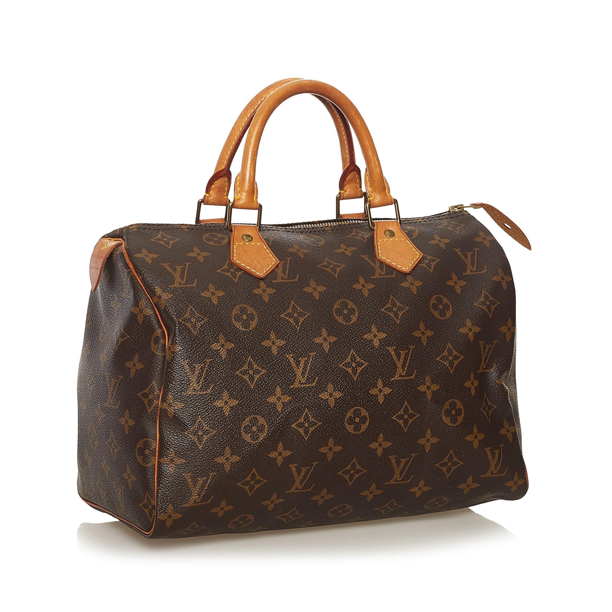 Louis Vuitton Monogram Speedy 30 (SHG-35094)