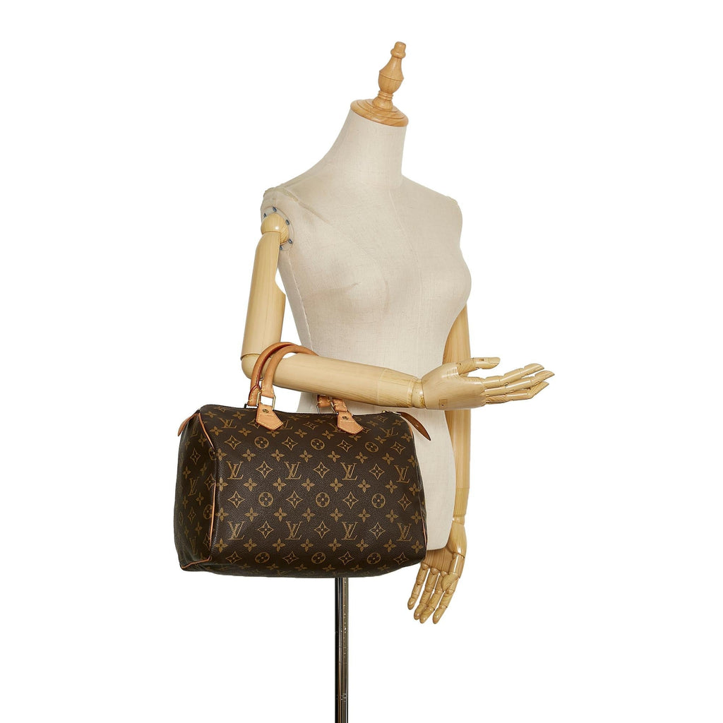 Louis Vuitton Monogram Speedy 30 (SHG-36053)