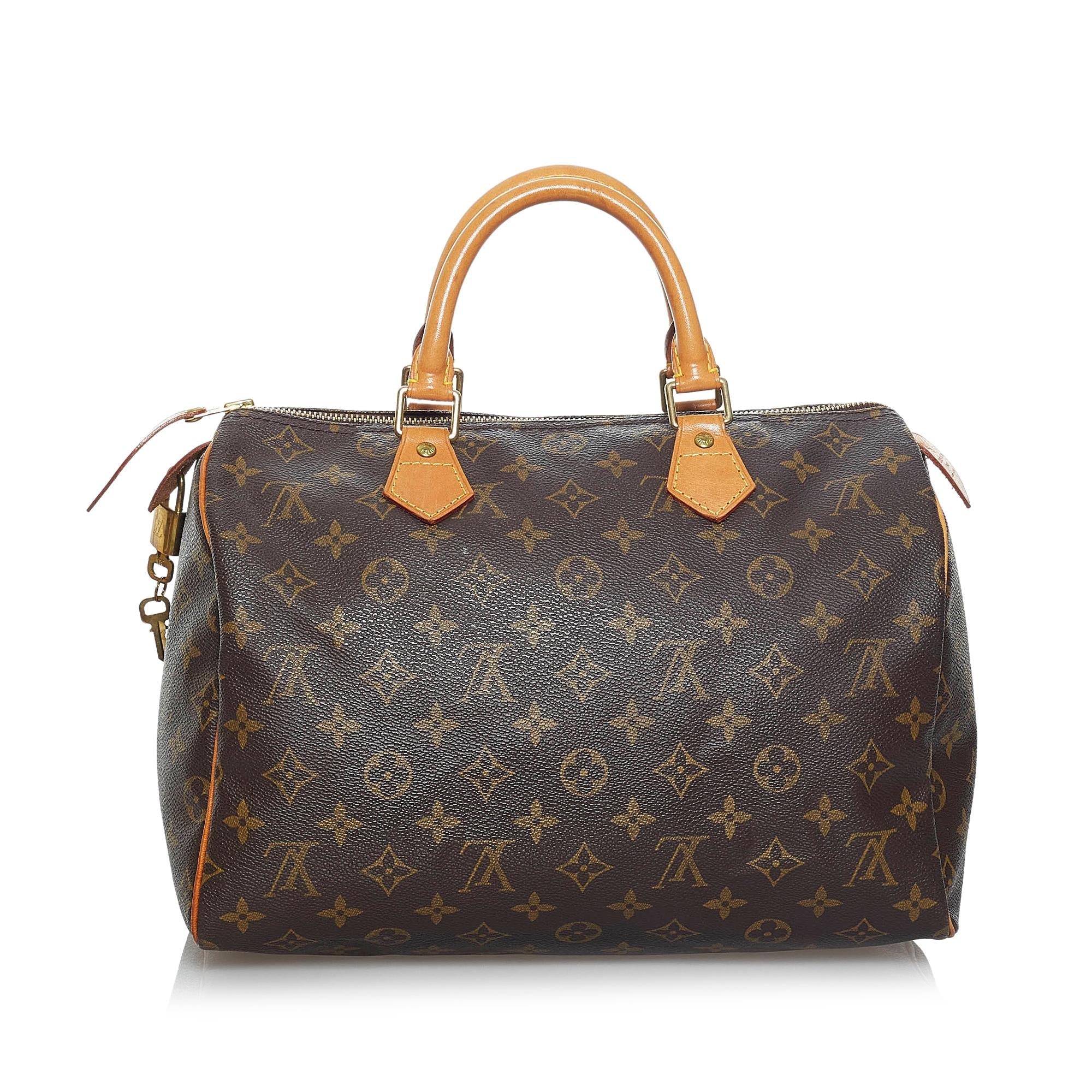 Louis Vuitton Monogram Speedy 30 (SHG-36735)