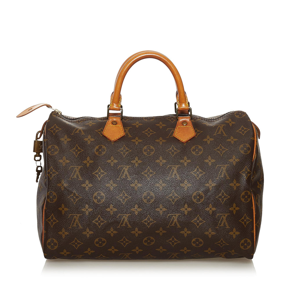 Louis Vuitton Monogram Speedy 35 (SHG-35099)