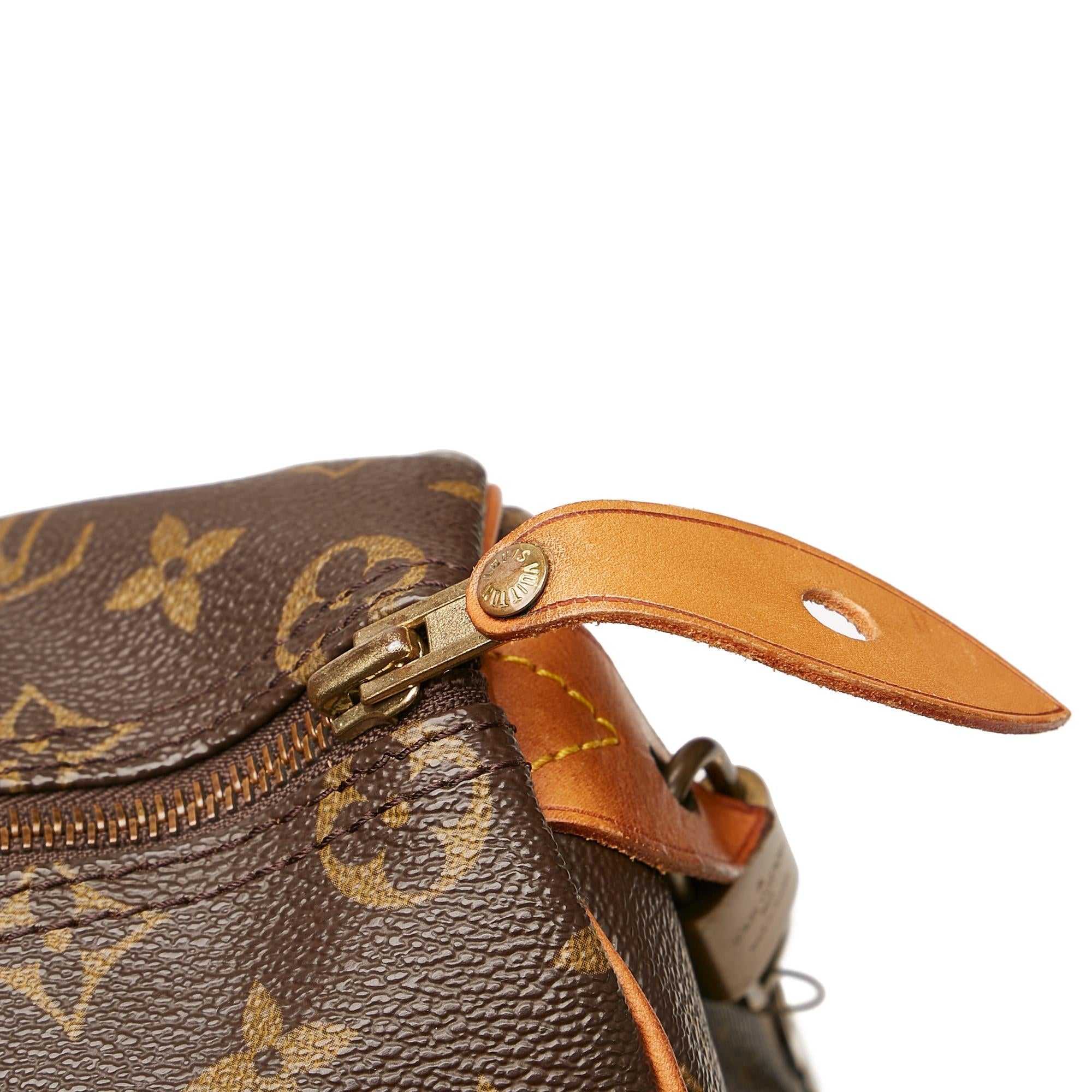 Louis Vuitton Monogram Speedy 35 (SHG-35099)