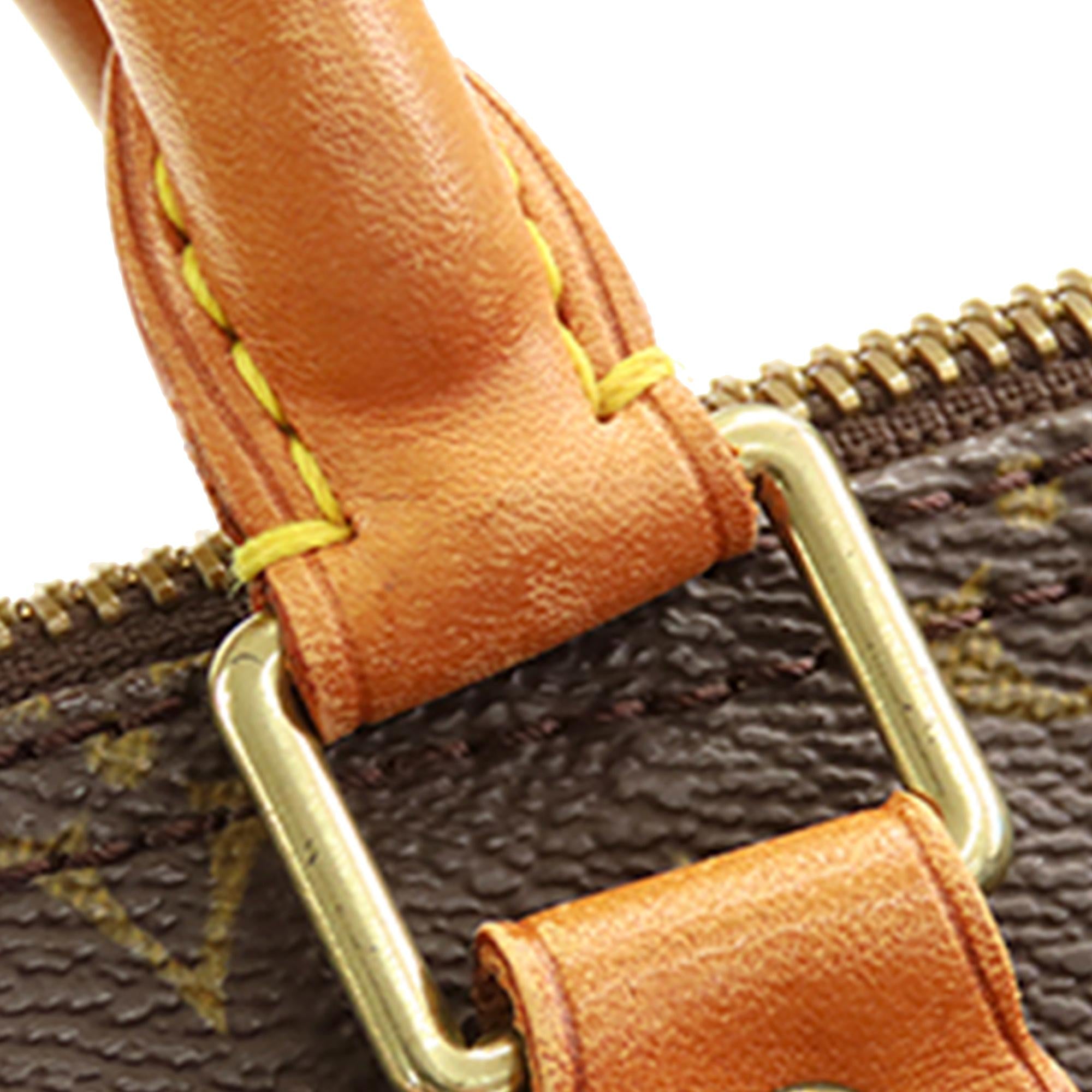Louis Vuitton Monogram Speedy 35 (SHG-35408)