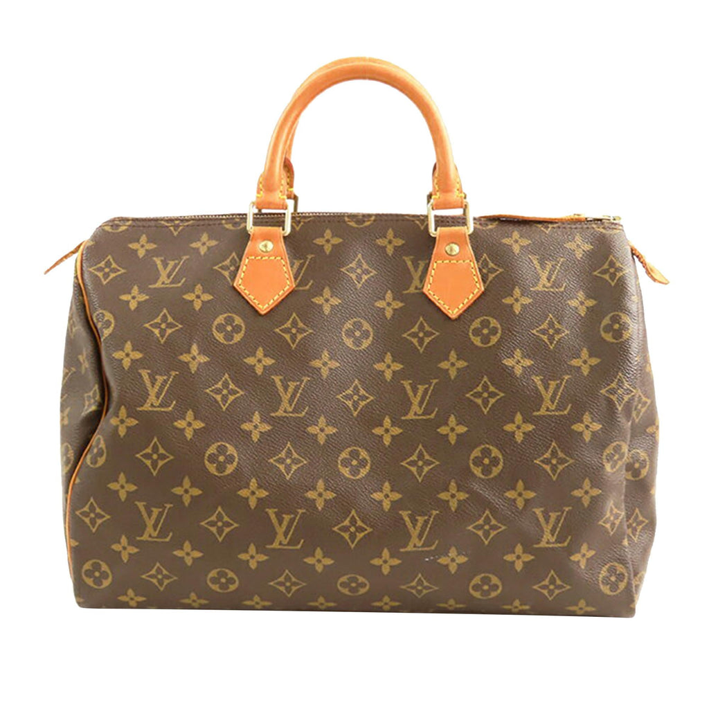 Louis Vuitton Monogram Speedy 35 (SHG-35408)