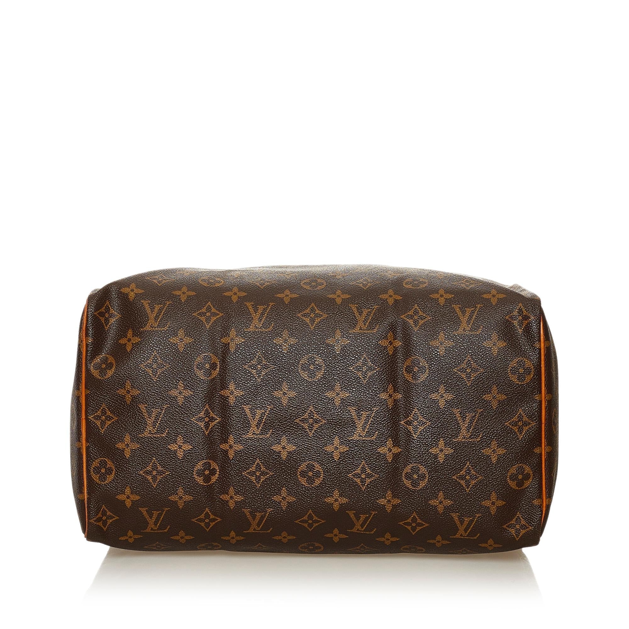 Louis Vuitton Monogram Speedy 35 (SHG-35338)
