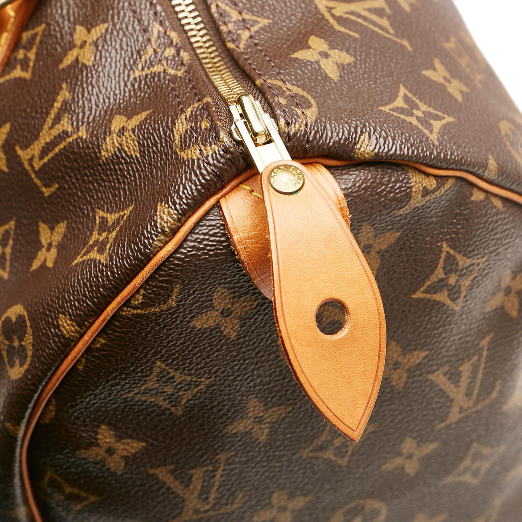 Louis Vuitton Monogram Speedy 35 (SHG-35338)