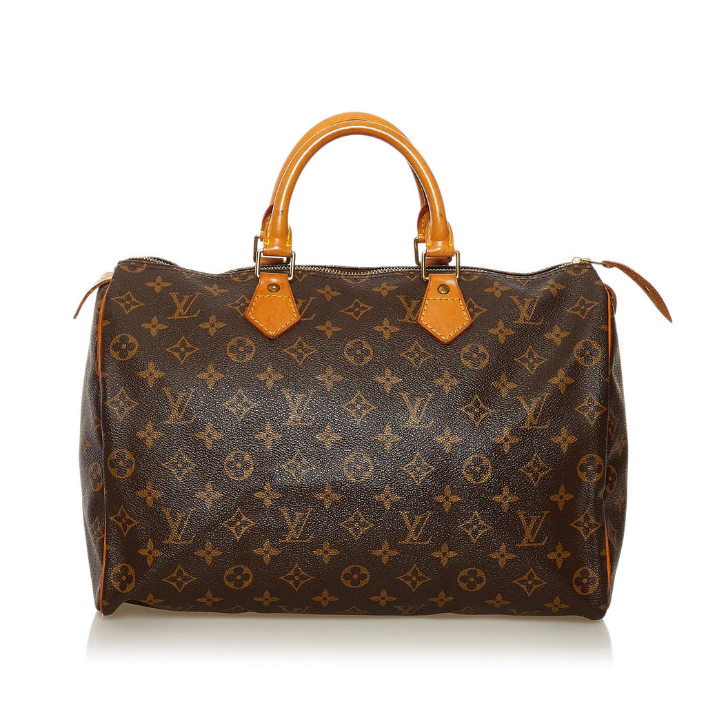 Louis Vuitton Monogram Speedy 35 (SHG-35338)