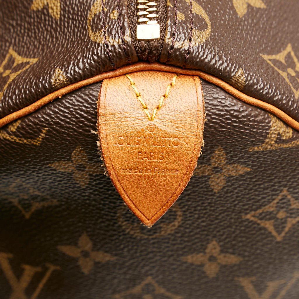 Louis Vuitton Monogram Speedy 35 (SHG-35338)