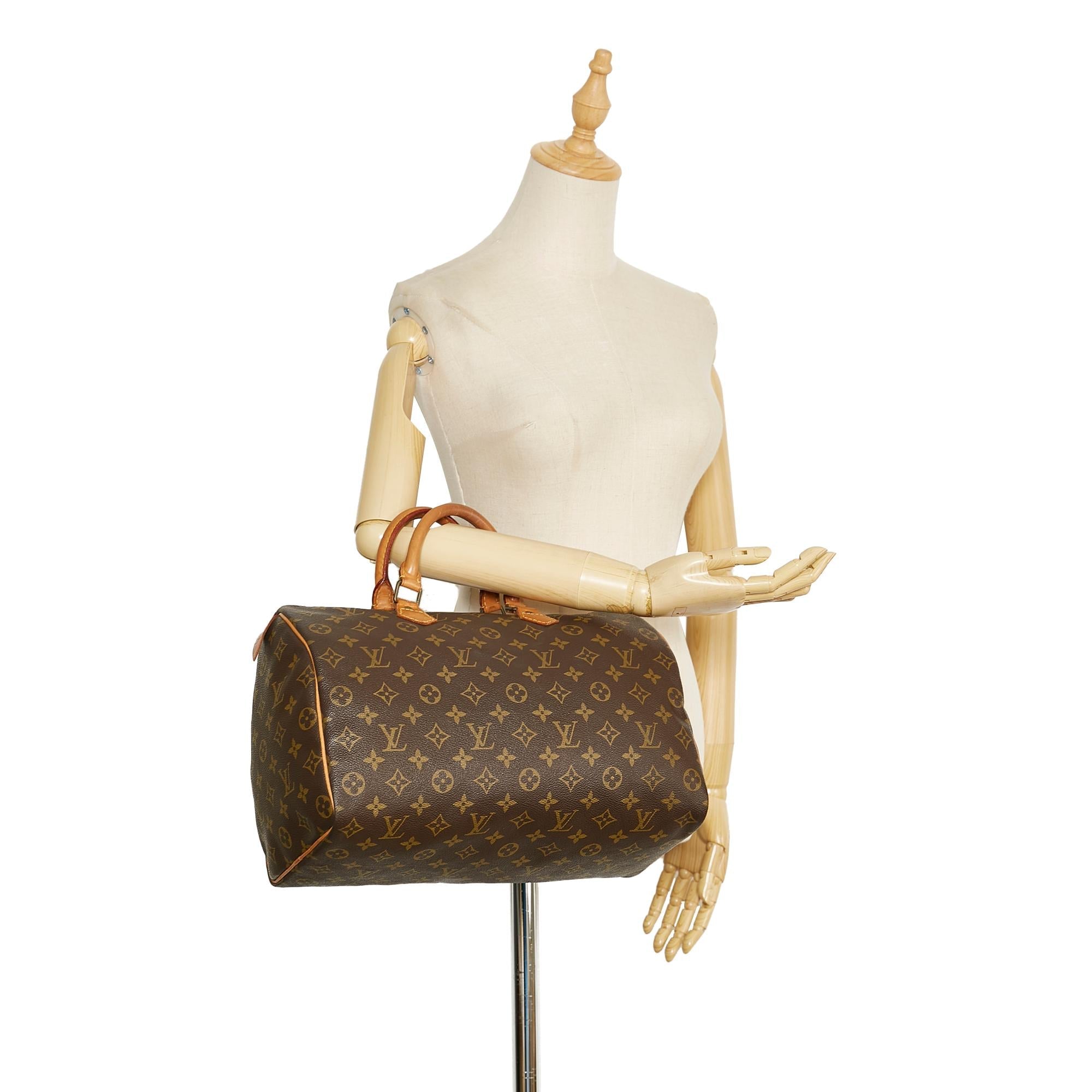 Louis Vuitton Monogram Speedy 35 (SHG-4qbByt)