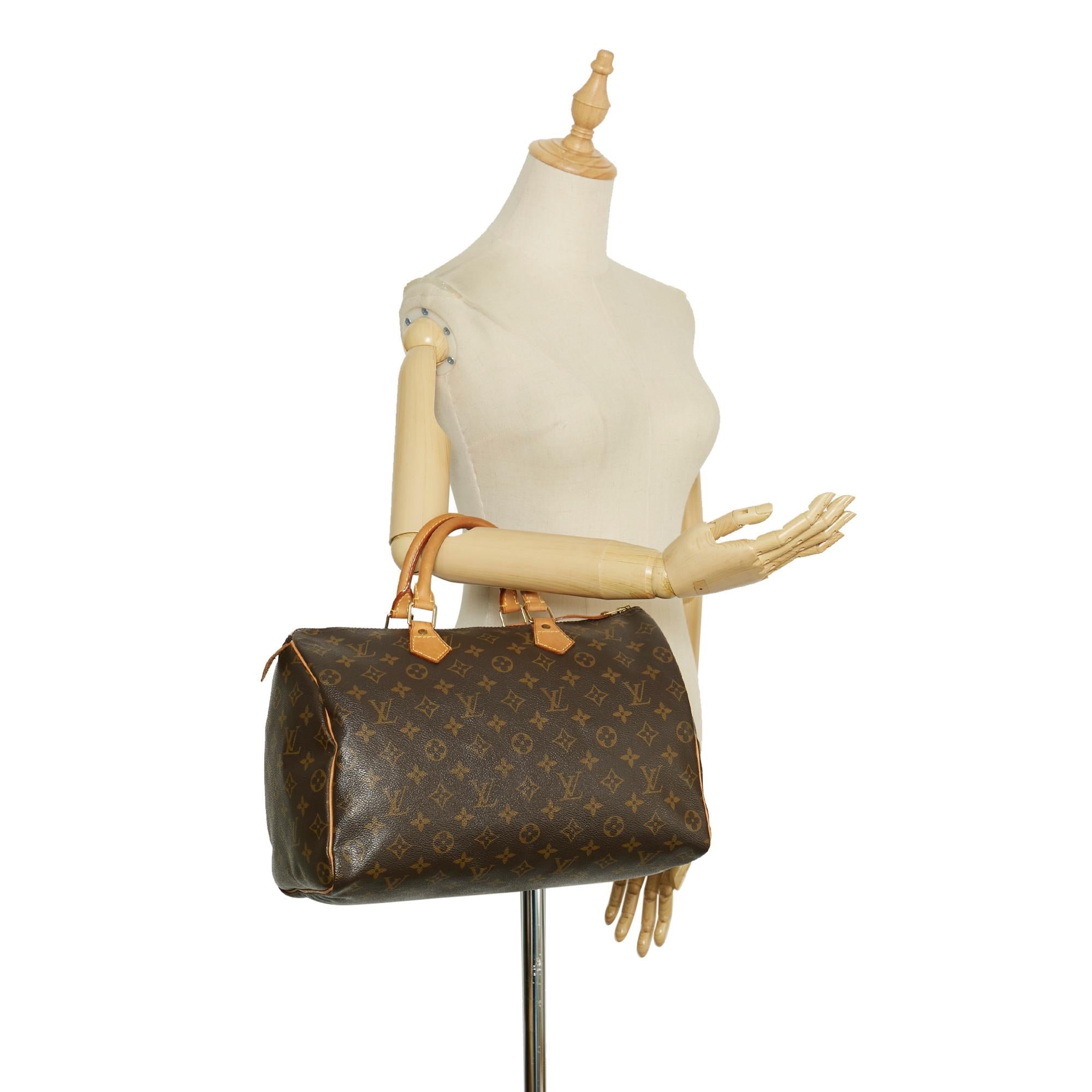Louis Vuitton Monogram Speedy 35 (SHG-2rYoeb)