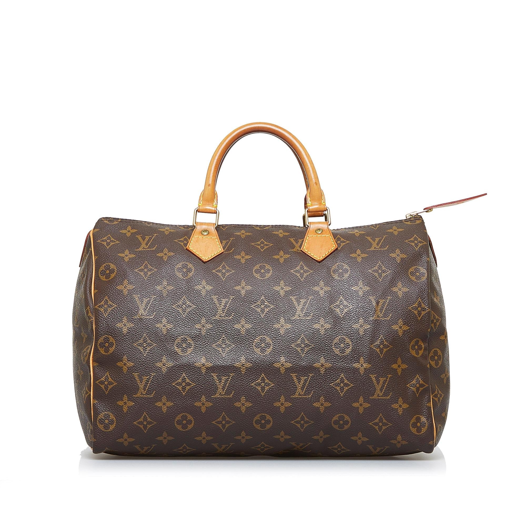 Louis Vuitton Monogram Speedy 35 (SHG-Aa5mNp)