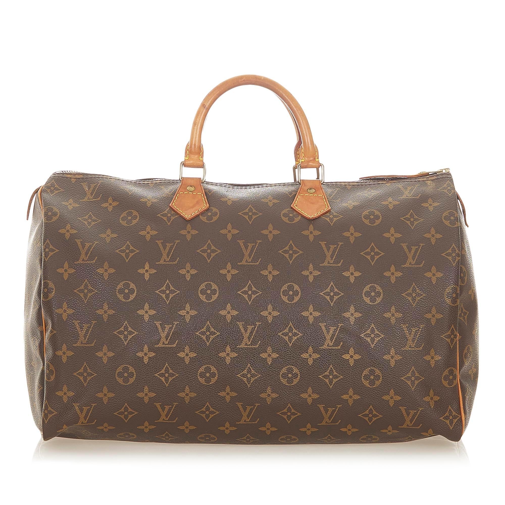 Louis Vuitton Monogram Speedy 40 (SHG-32146)