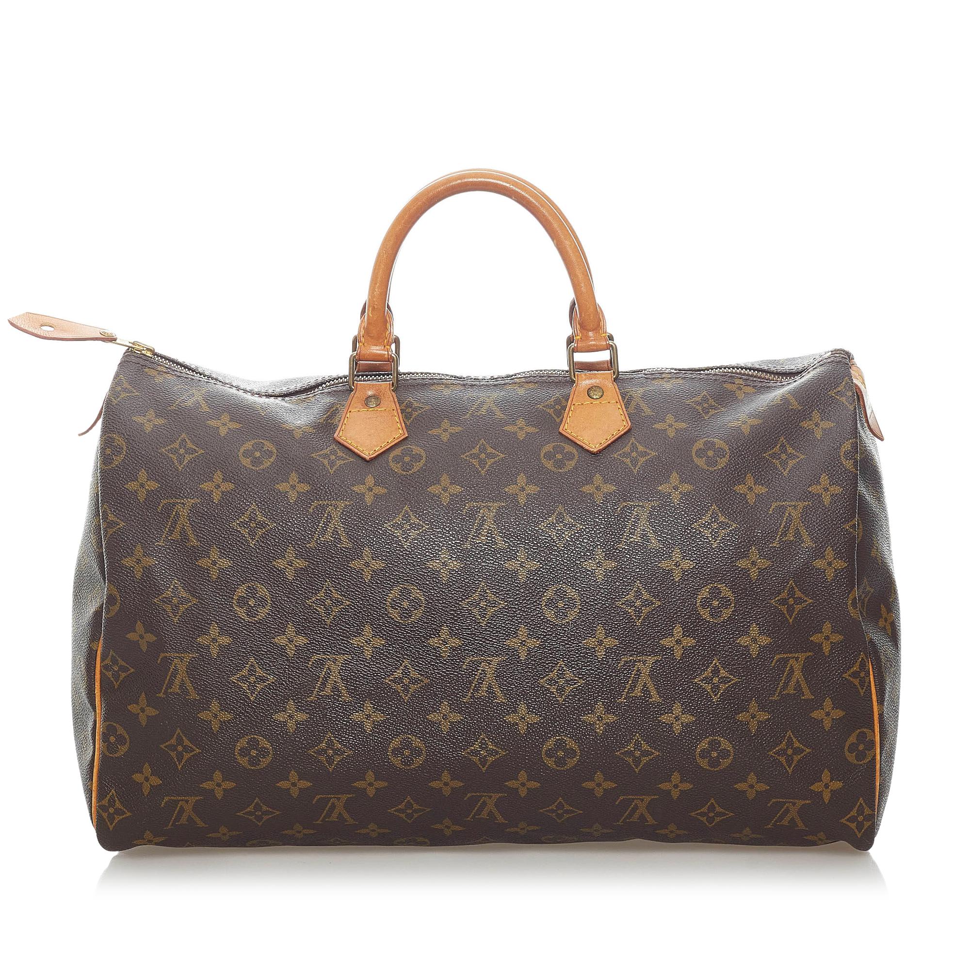 Louis Vuitton Monogram Speedy 40 (SHG-33411)