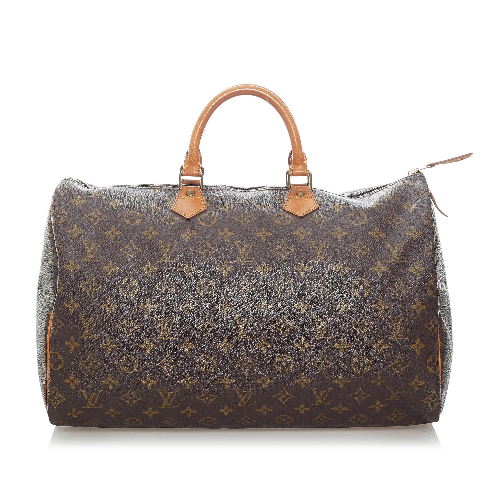 Louis Vuitton Monogram Speedy 40 (SHG-33411)