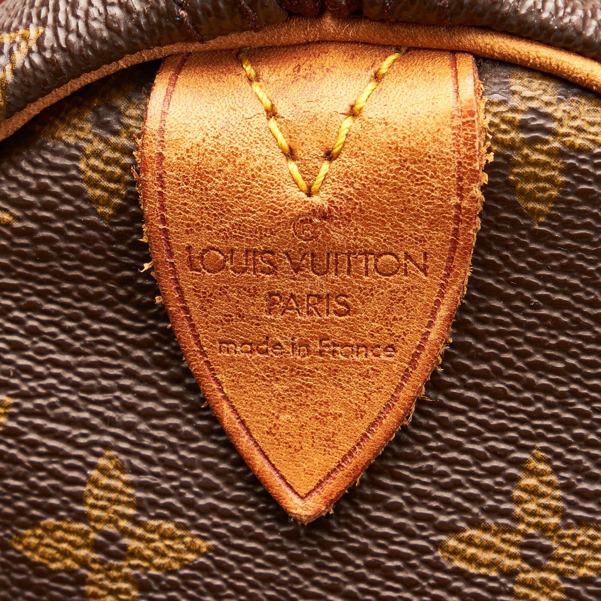 Louis Vuitton Monogram Speedy 40 (SHG-33411)