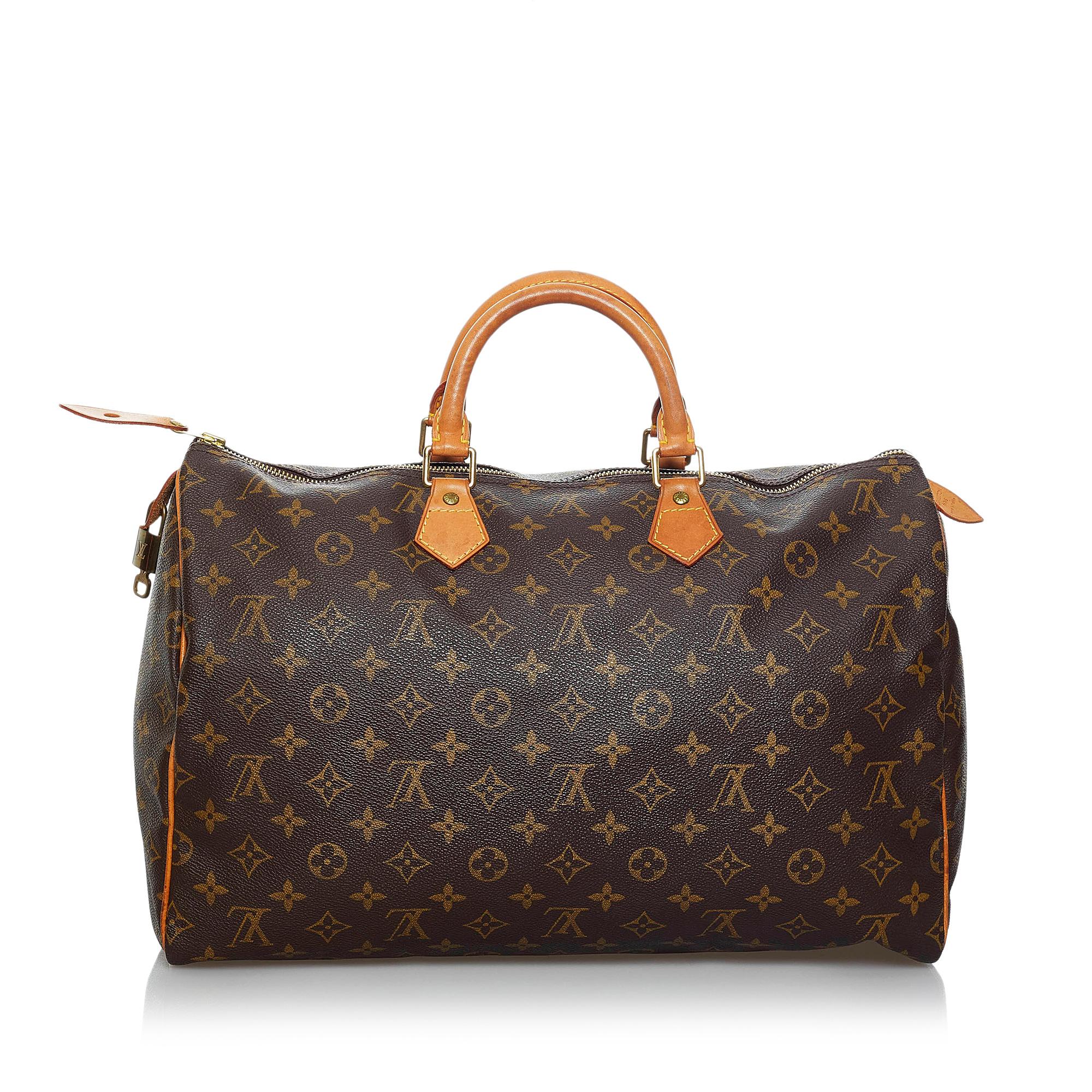 Louis Vuitton Monogram Speedy 40 (SHG-35179)