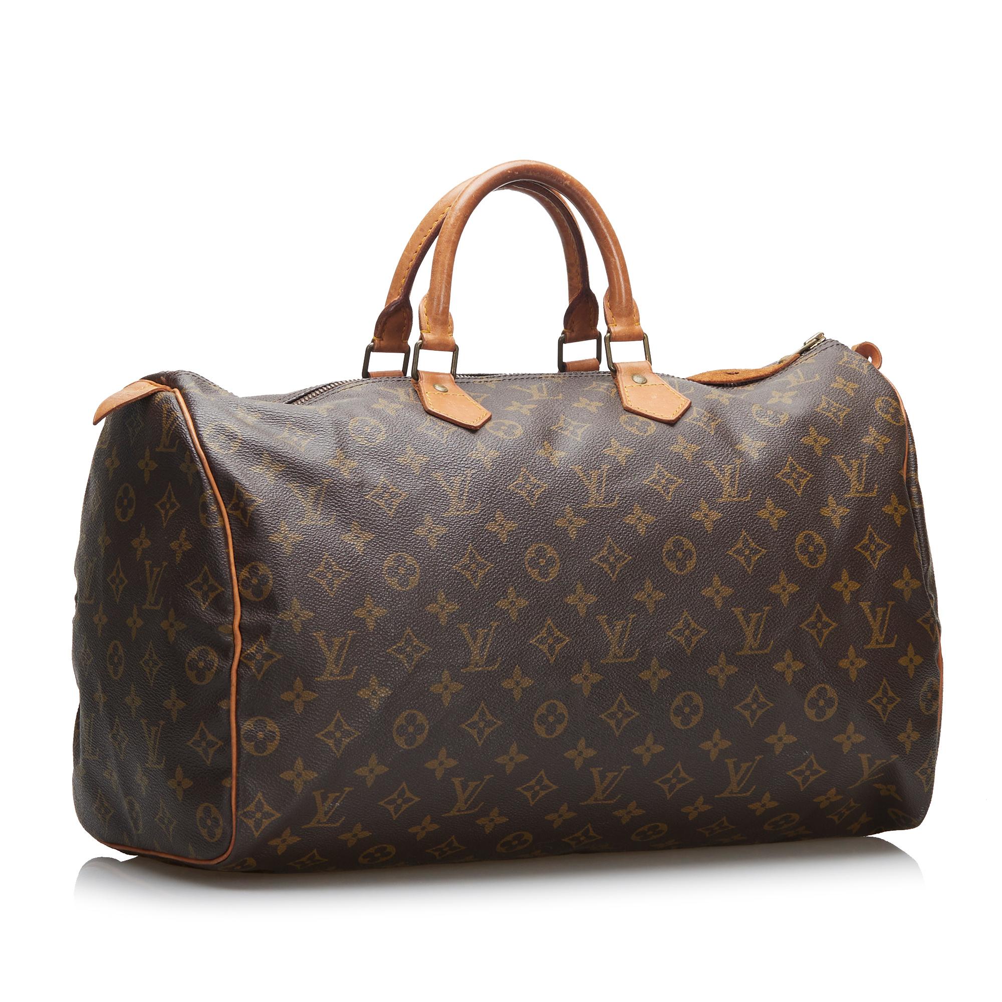 Louis Vuitton Monogram Speedy 40 (SHG-35469)