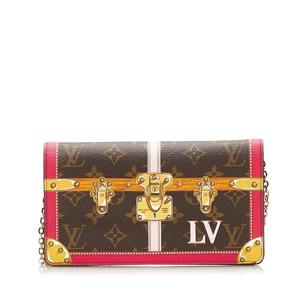 Louis Vuitton Monogram Summer Trunks Pochette (SHG-37673)