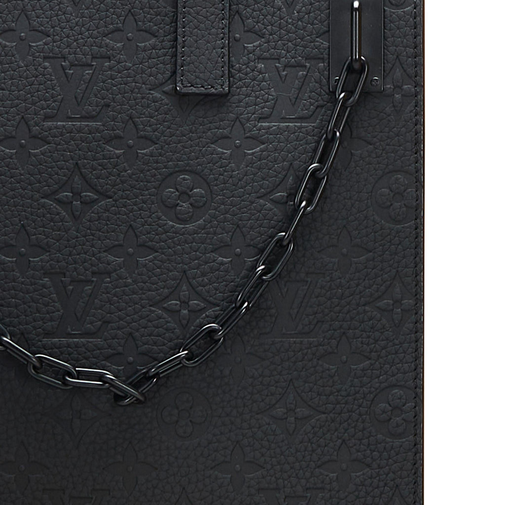 Louis Vuitton Monogram Taurillon Sac Plat (SHG-YouJrv)