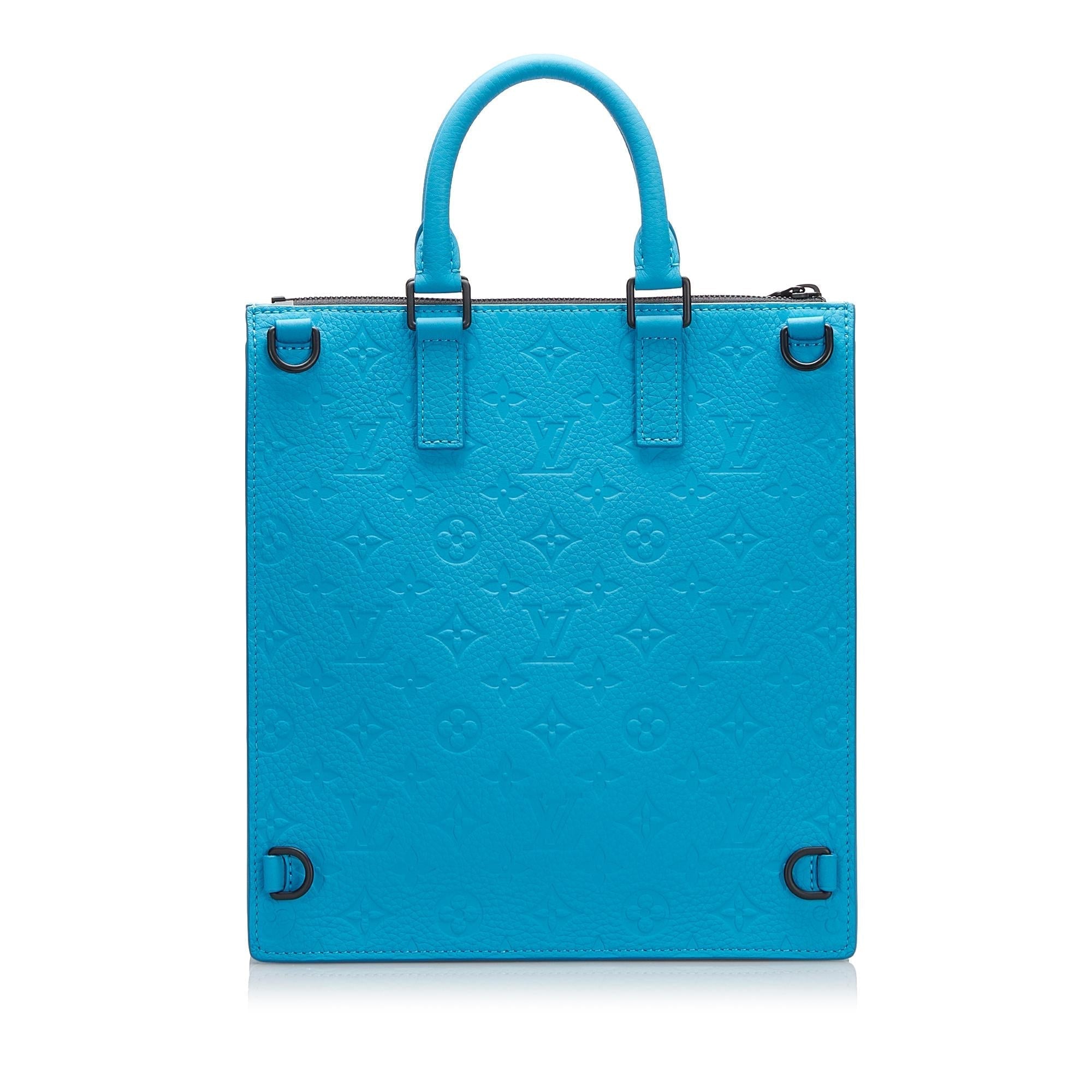 Louis Vuitton Monogram Taurillon Sac Plat (SHG-4v0Lhh)