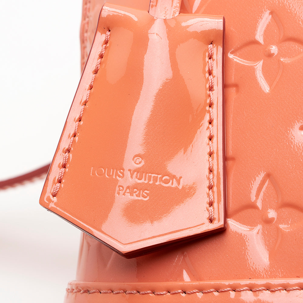 Louis Vuitton Monogram Vernis Alma BB Satchel (SHF-21154)