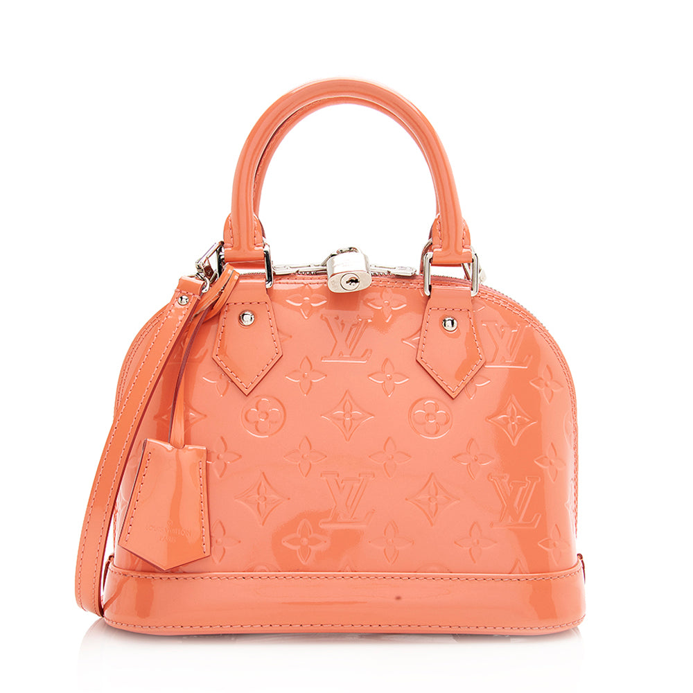 Louis Vuitton Monogram Vernis Alma BB Satchel (SHF-21154)