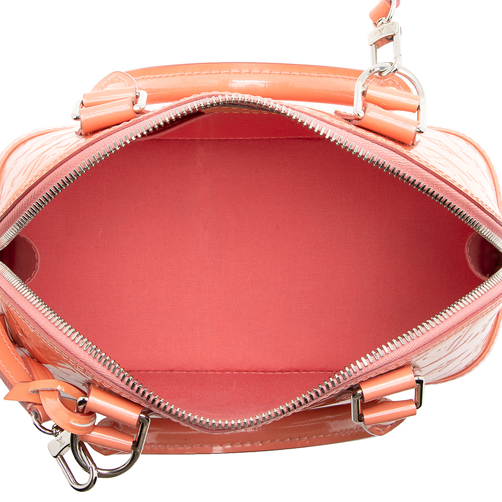 Louis Vuitton Monogram Vernis Alma BB Satchel (SHF-21154)