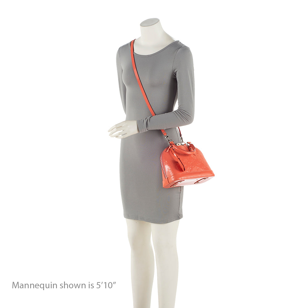 Louis Vuitton Monogram Vernis Alma BB Satchel (SHF-21154)
