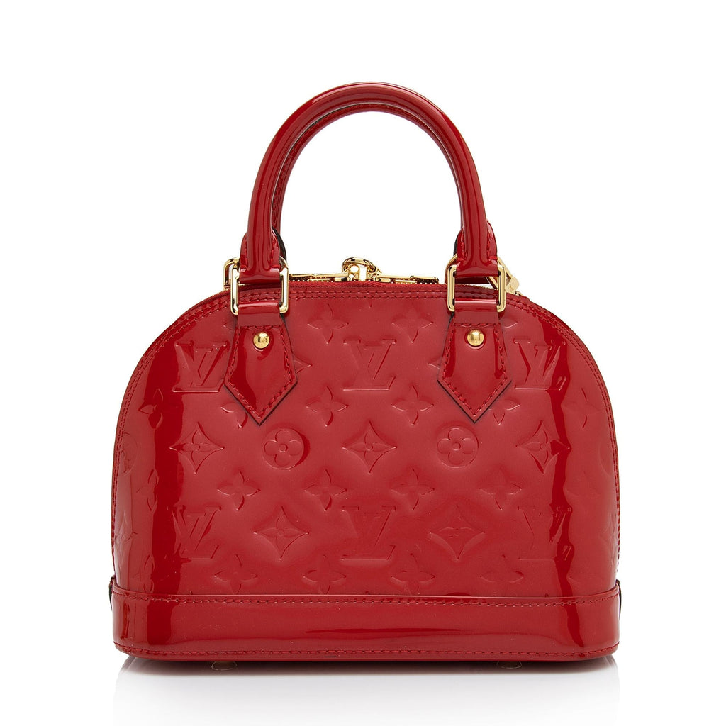 Louis Vuitton Monogram Vernis Alma BB Satchel (SHF-3tRcMZ)